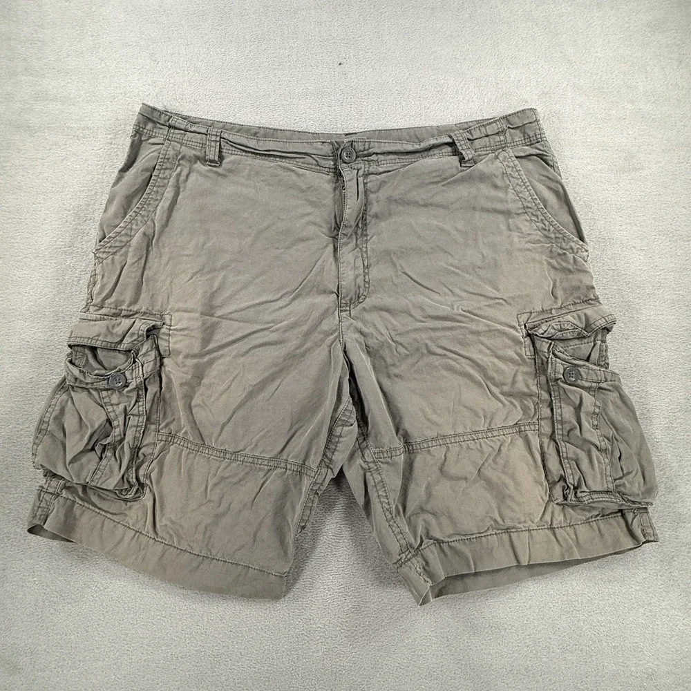 Magellan Shorts Mens 42 Gray Cargo Outdoors Fish‎ Gear Del Rio